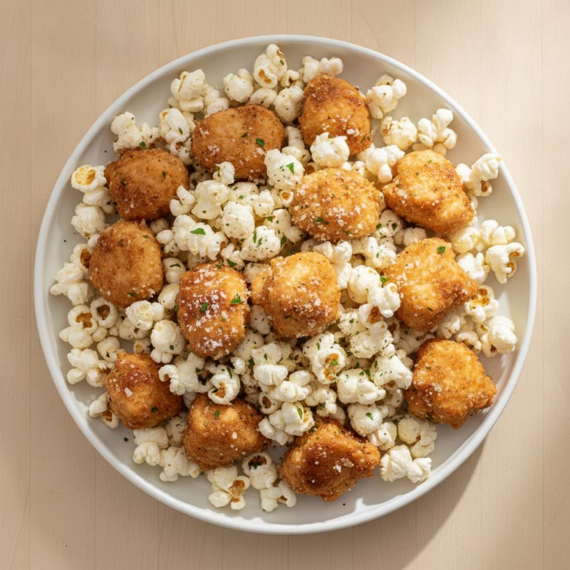 Garlic Herb Parmesan Popcorn