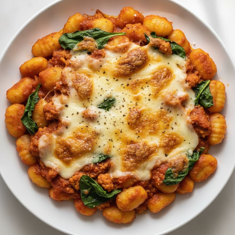 Baked Pizza Gnocchi
