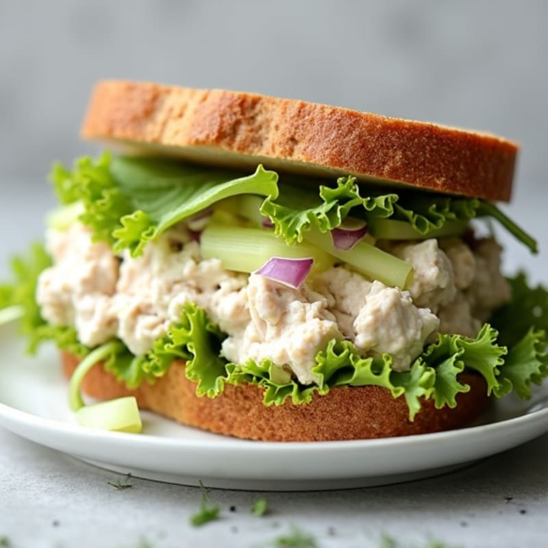 Creamy Dill Chicken Salad Sandwich