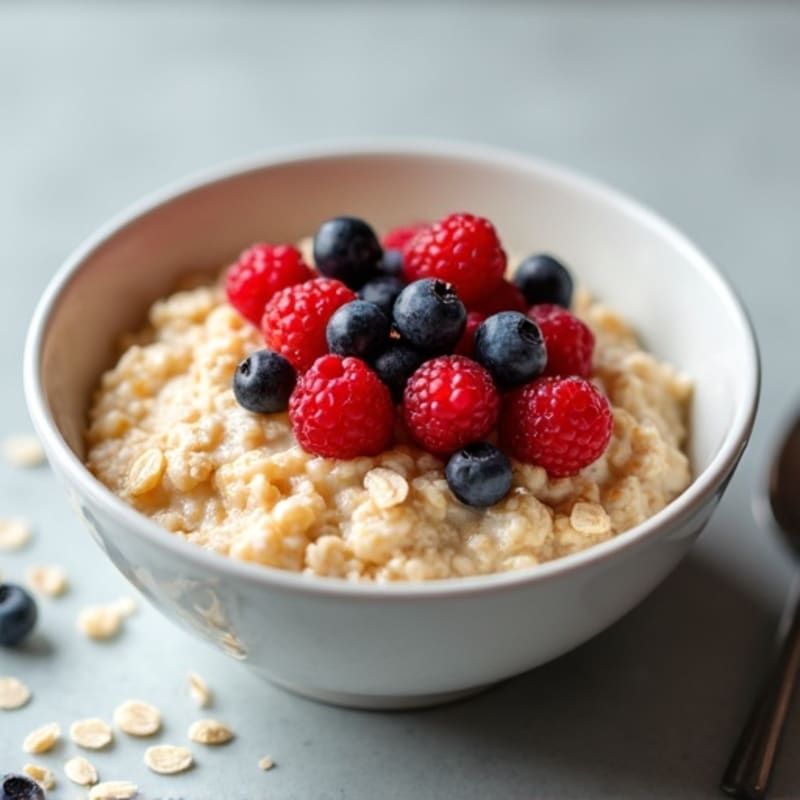 Creamy Protein-Packed Oats with Fresh Berries