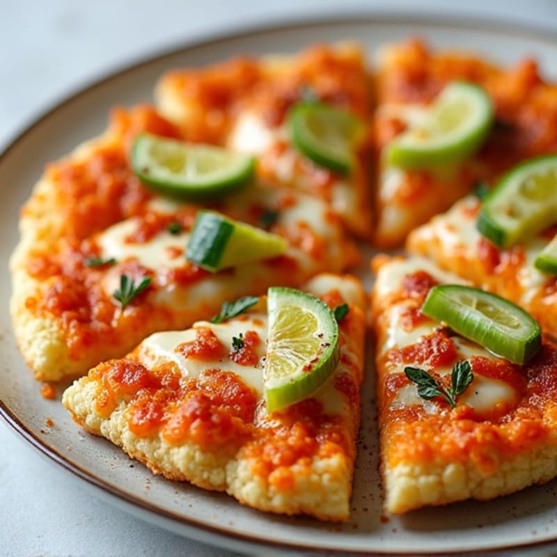 Crispy Buffalo Chicken Pizza