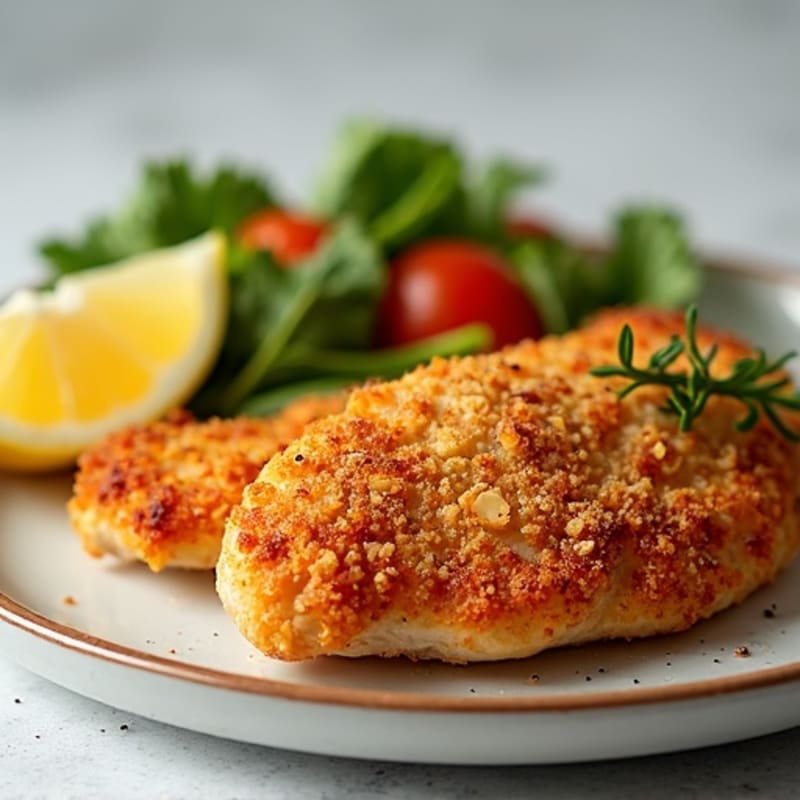 Oven-Baked Crispy Almond-Crusted Chicken