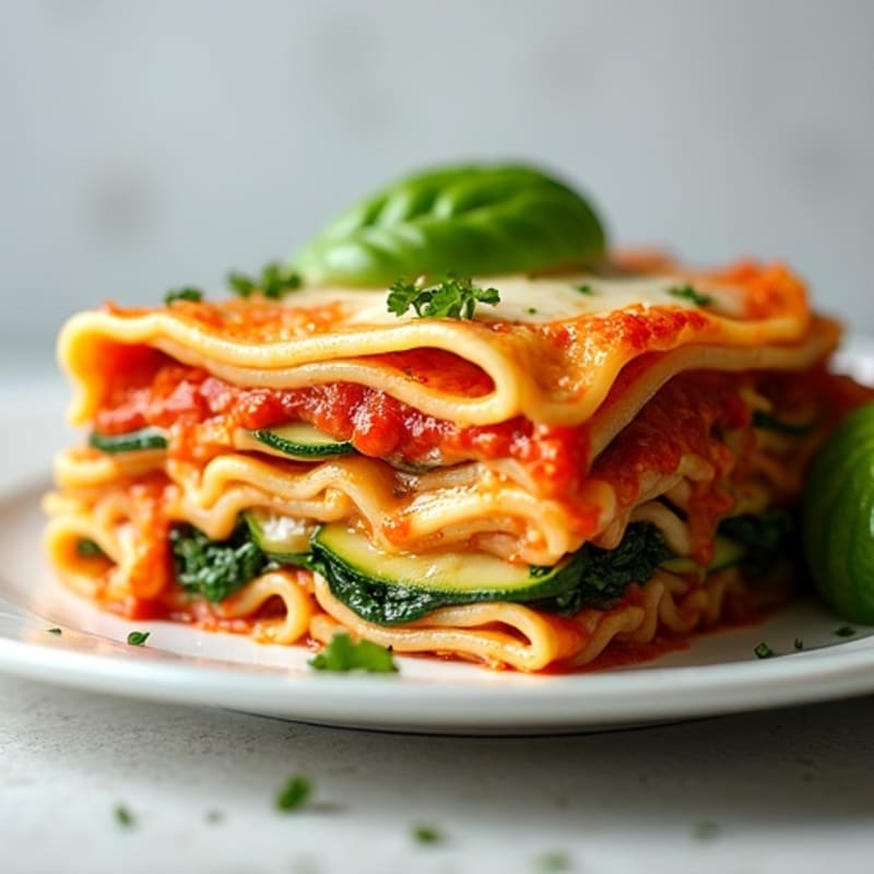 Hearty Layered Vegetable Lasagna