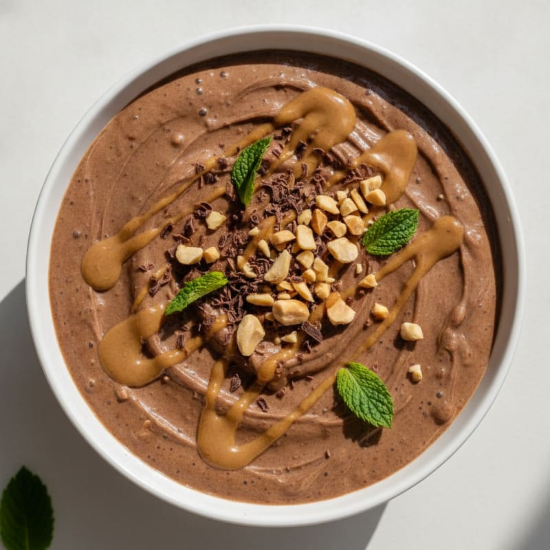 Protein Chocolate Peanut Butter Smoothie
