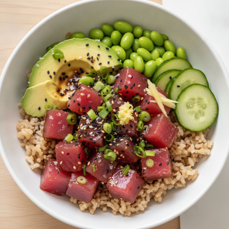 Ahi Tuna Poke Bowl