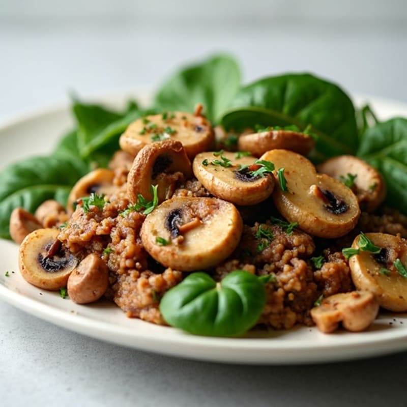Lean Turkey and Mushroom Skillet with Fresh Herbs