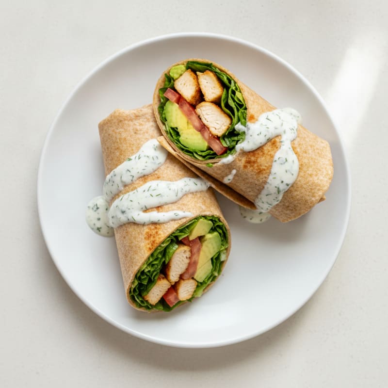 Chicken and Avocado Ranch Wrap