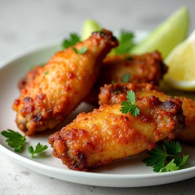 Crispy Baked Honey-Garlic Chicken Wings