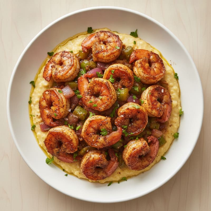 Cajun Shrimp and Grits