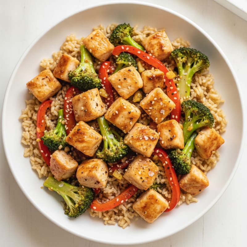 Sesame-Ginger Chicken Stir-Fry