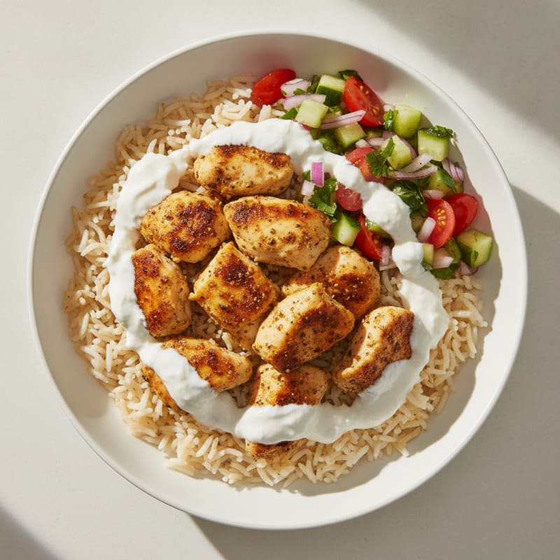 Chicken Shawarma Rice Bowl