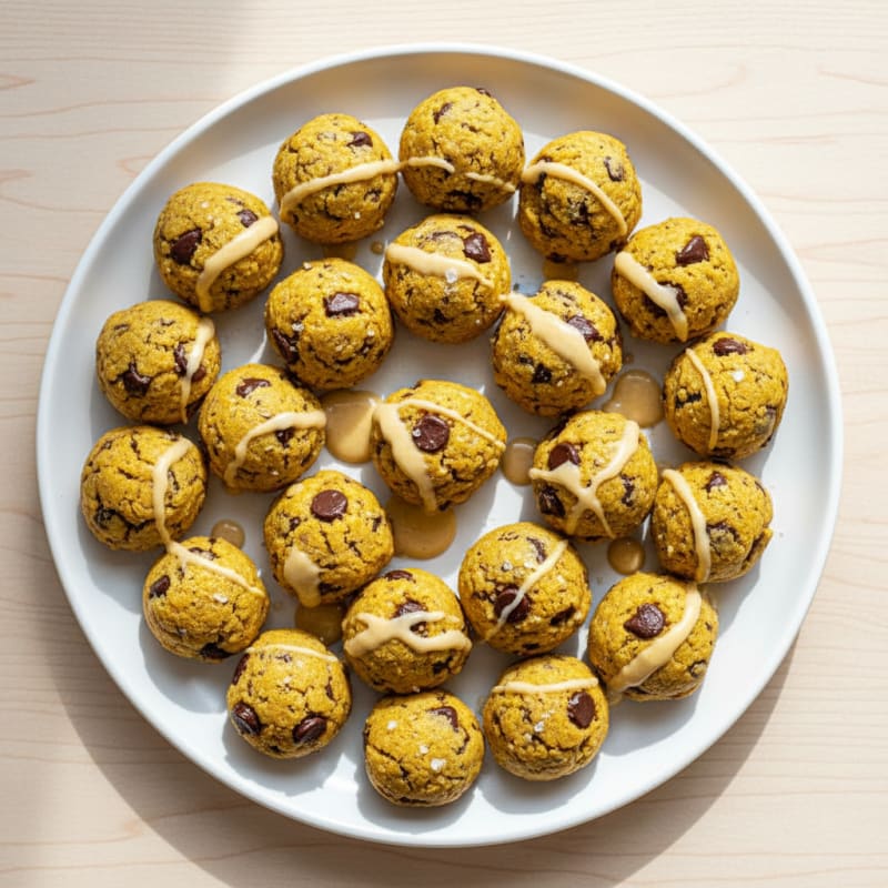 Golden Chocolate Chip Cookie Dough Bites