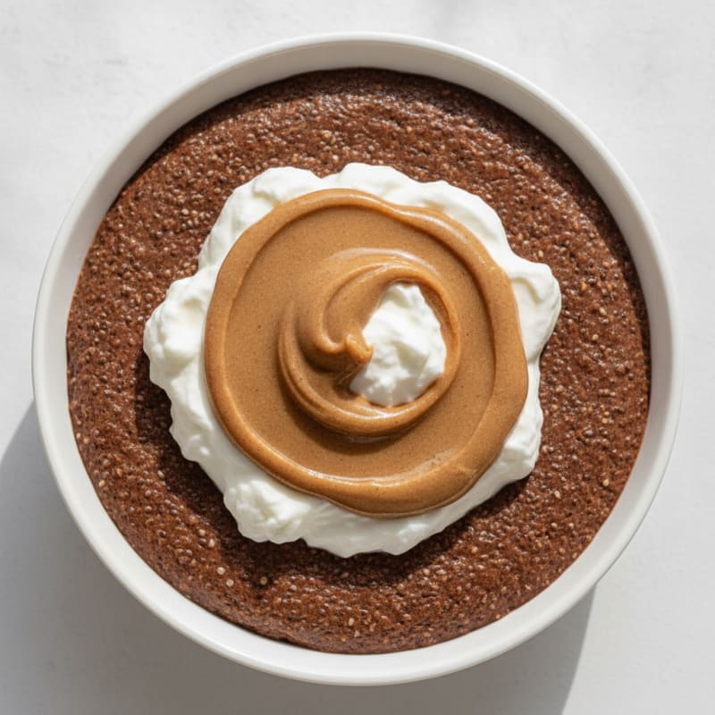 Chocolate Protein Pudding with Greek Yogurt