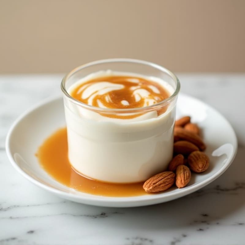 Silky Greek Yogurt Protein Mousse with Almond Butter