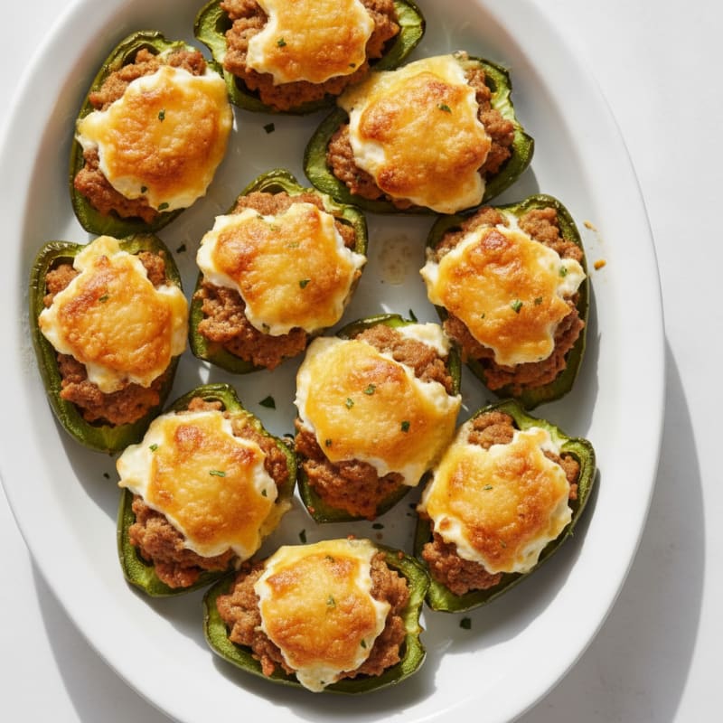Baked Jalapeño Poppers with Cream Cheese