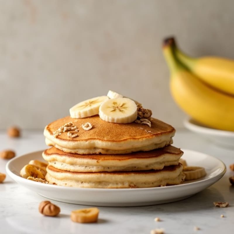 Fluffy Vanilla Protein Pancakes