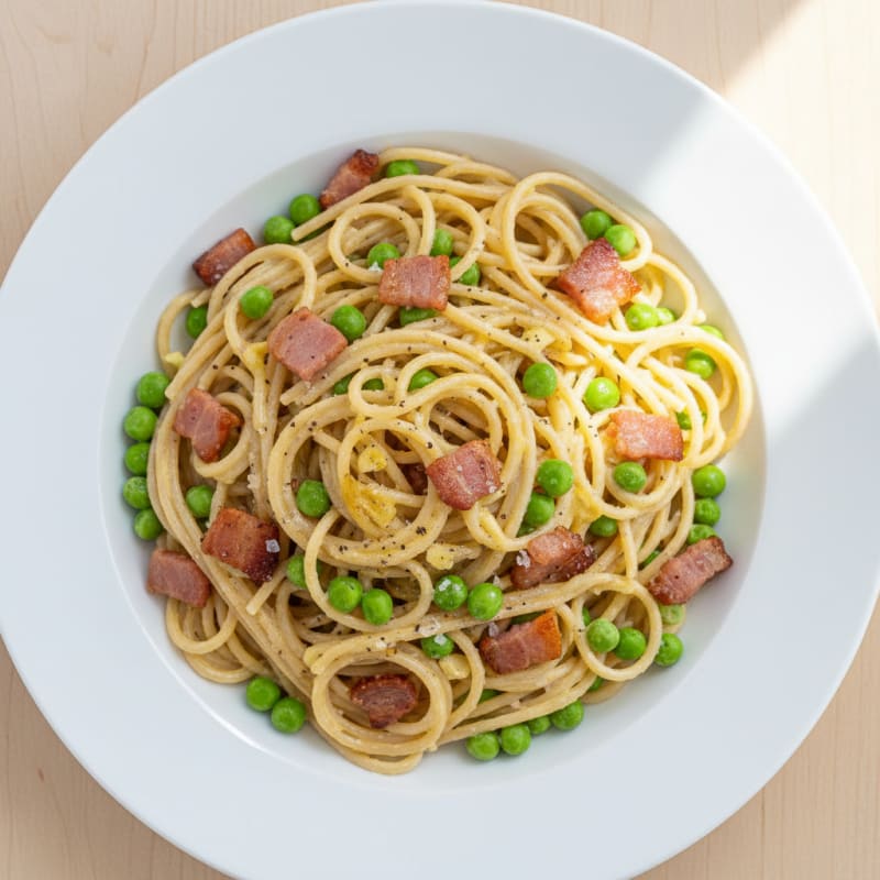 Creamy Pancetta Carbonara with Silky Egg Sauce