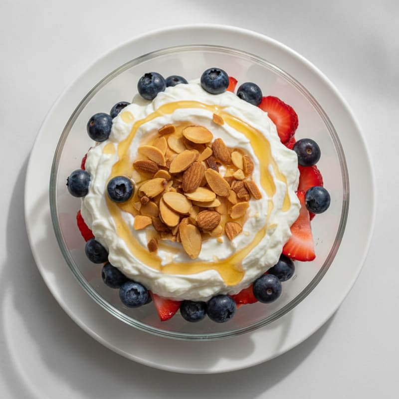 Creamy Greek Yogurt Protein Parfait with Berries