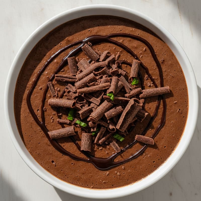 Silky Soya Protein Chocolate Mousse