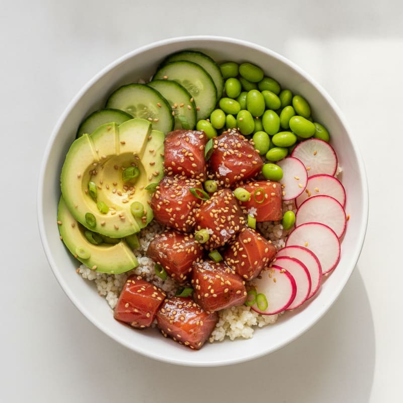 Hawaiian Salmon Poke Bowl