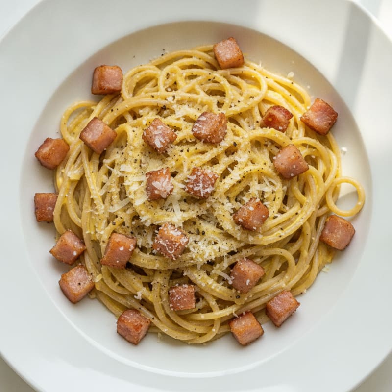 Classic Carbonara with Pancetta and Egg