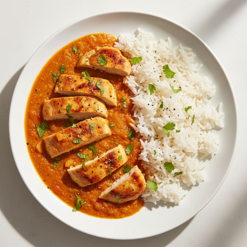 Creamy Spiced Chicken and Tomato Curry