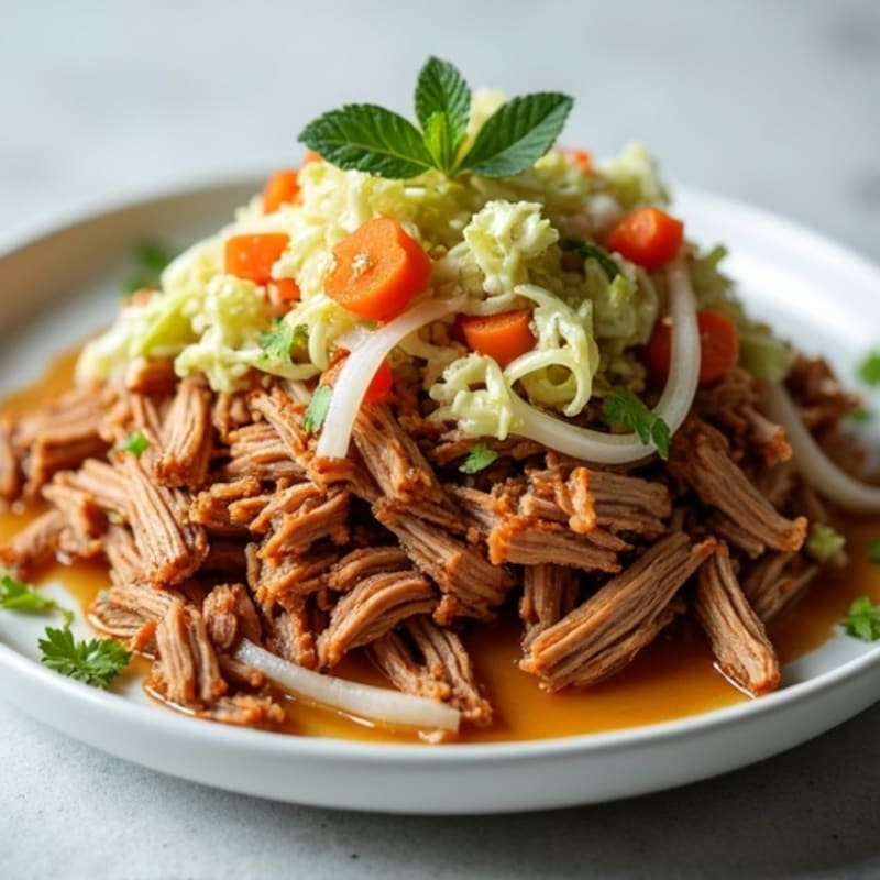 Smoky Pulled Pork with Crisp Cabbage Slaw