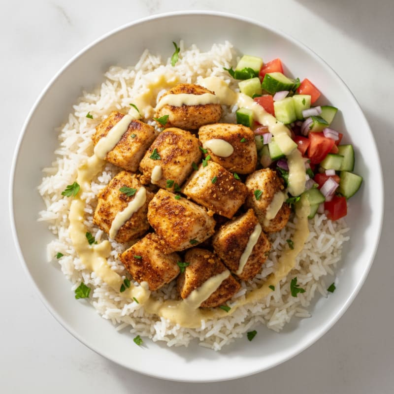 Chicken Shawarma Rice Bowl
