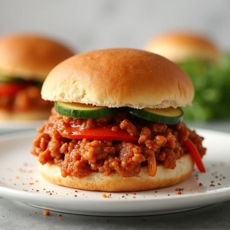 Lean Ground Turkey Sloppy Joe Sliders with Hidden Veggies