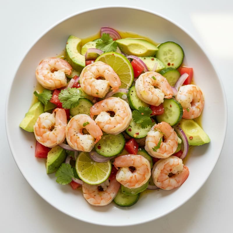 Citrus-Marinated Shrimp and Avocado Ceviche