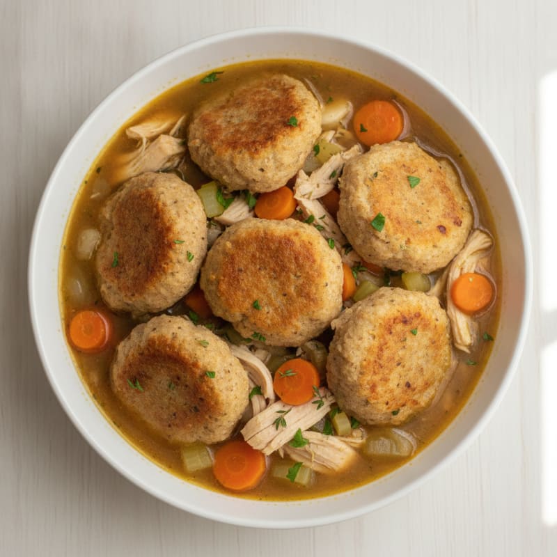 Homestyle Chicken and Herb Dumplings