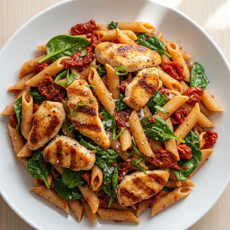 Sun-Dried Tomato Pesto Chicken Pasta