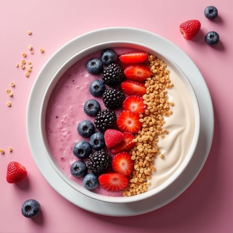 Protein-Packed Weetbix Bowl with Fresh Berries