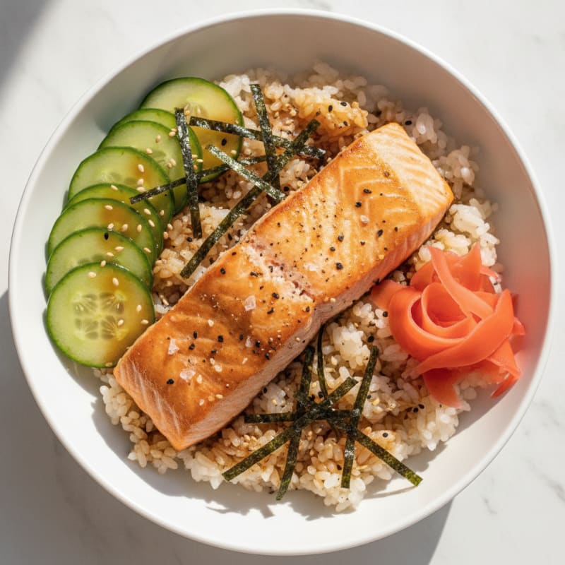 Salmon Sushi Rice Bowl