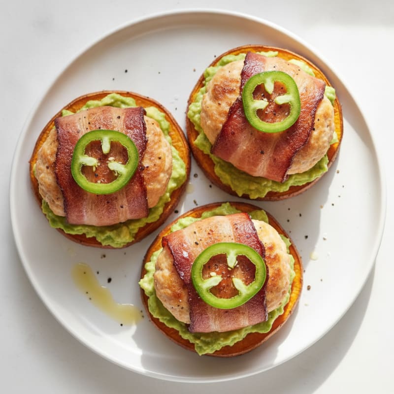 Bacon-Wrapped Jalapeño Chicken Sliders