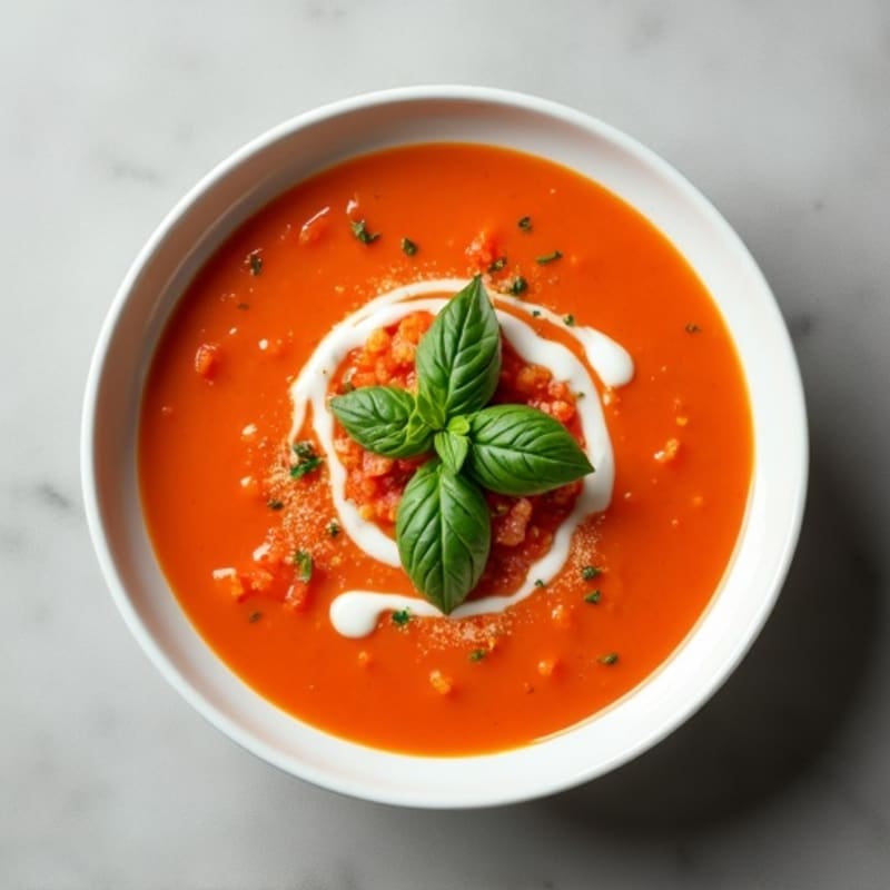 Creamy Roasted Tomato Basil Soup
