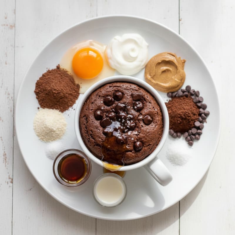 Decadent Chocolate Protein Mug Cake
