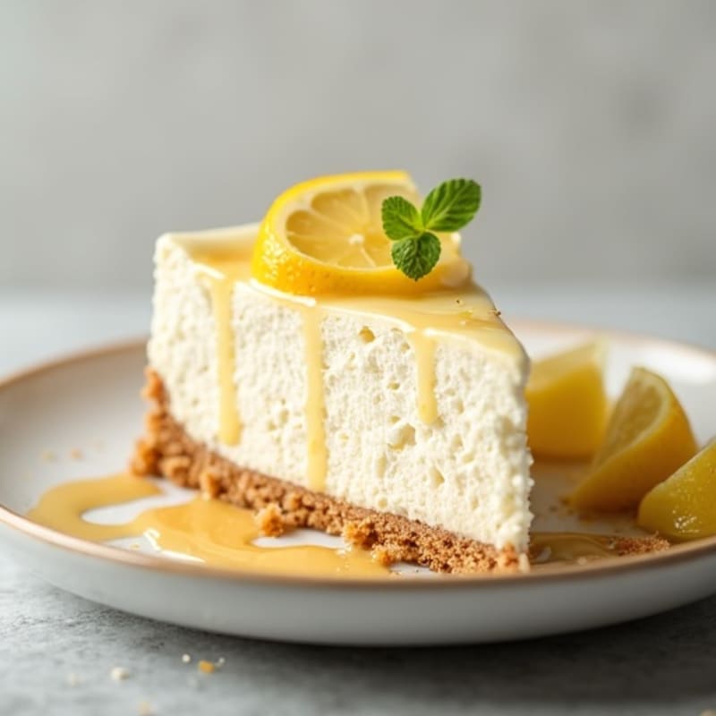 Creamy Greek Yogurt Protein Cheesecake