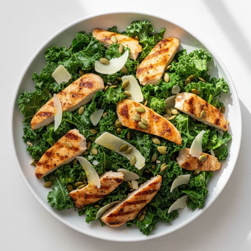 Zesty Kale Salad with Lemon Vinaigrette