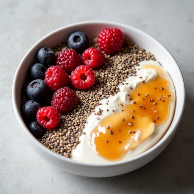 Greek Yogurt Berry Power Bowl