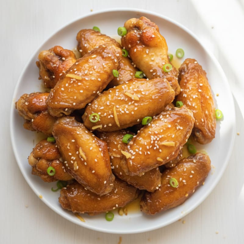 Honey-Garlic Glazed Chicken Wings