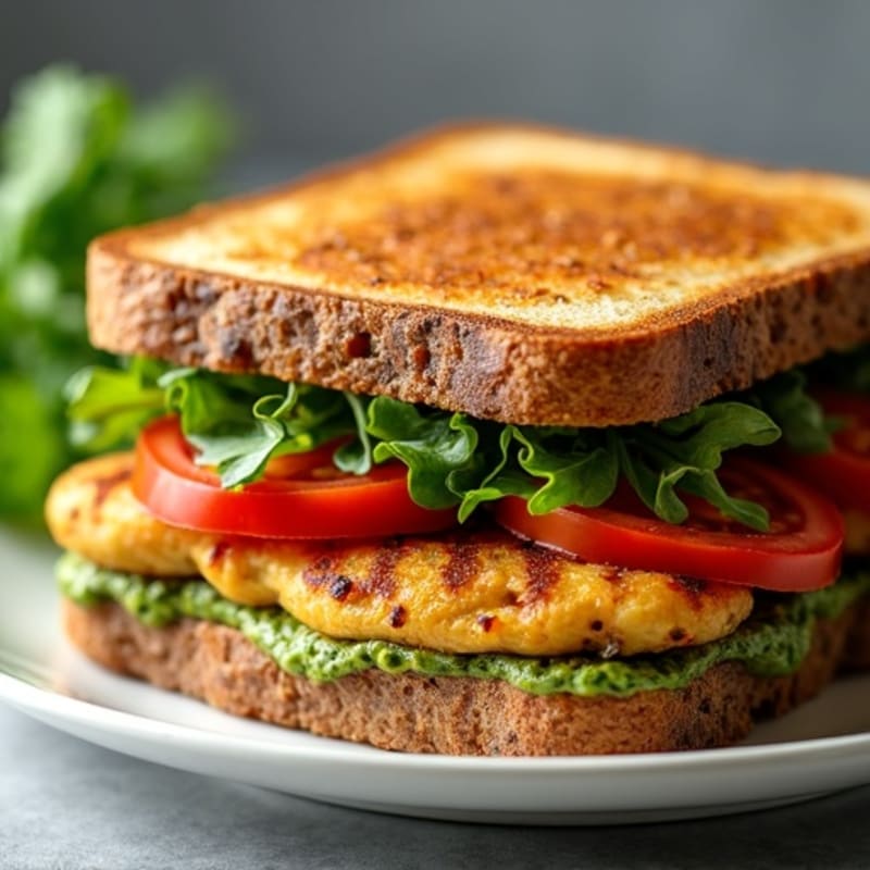 Grilled Chicken Pesto Sandwich