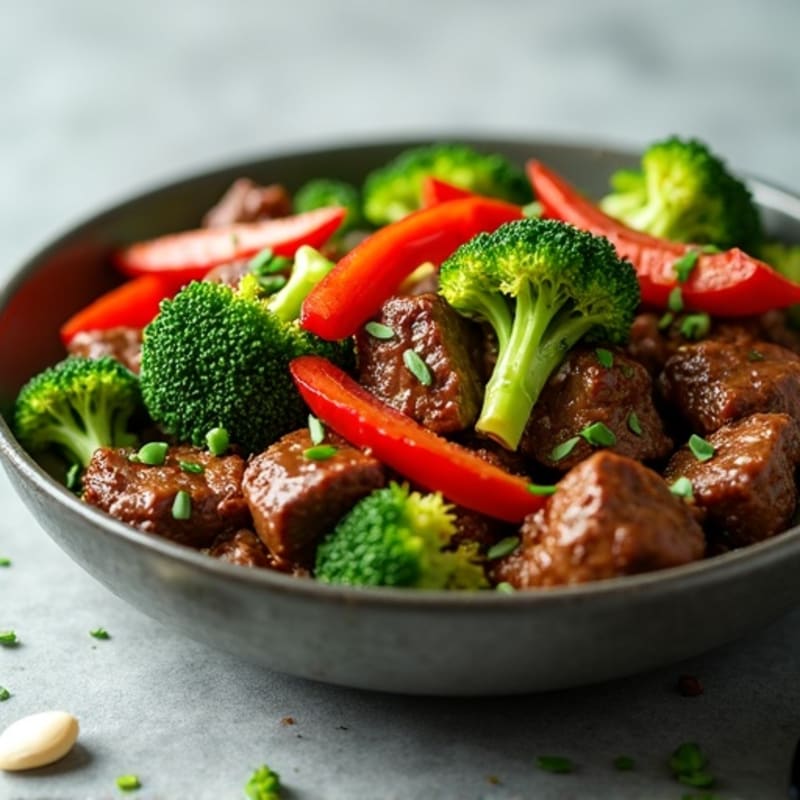 Garlic Ginger Beef and Broccoli Stir-Fry