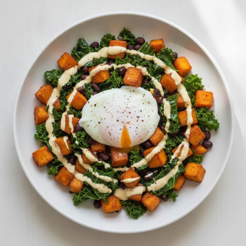 Sweet Potato and Kale Hash