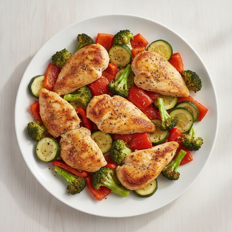 Sheet Pan Lemon Herb Chicken and Veggies