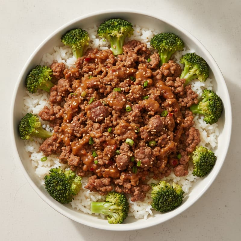 Korean Beef Bulgogi with Rice