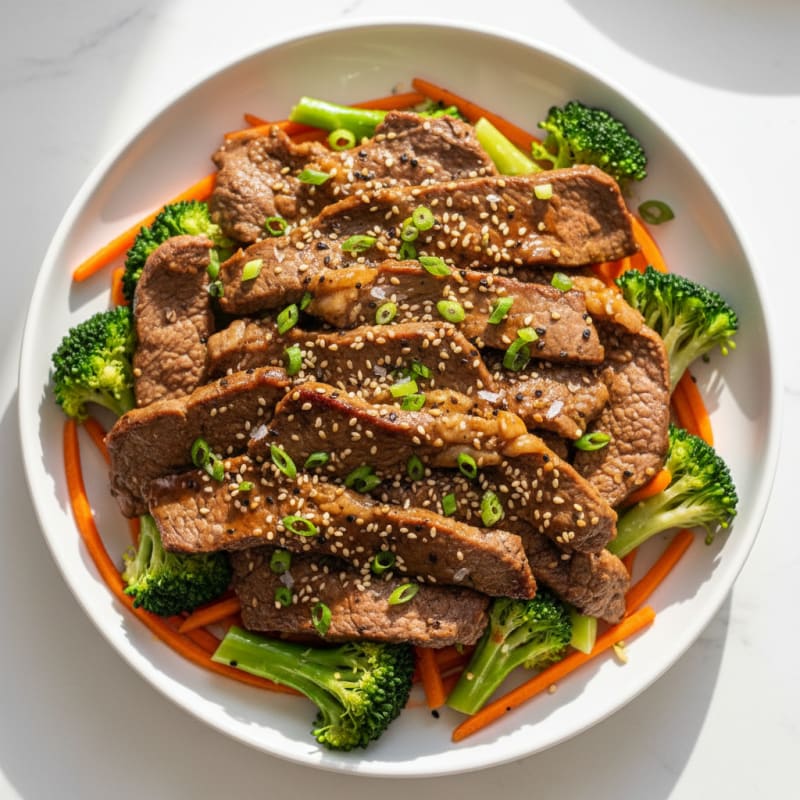 Tender Sesame-Ginger Beef Bulgogi