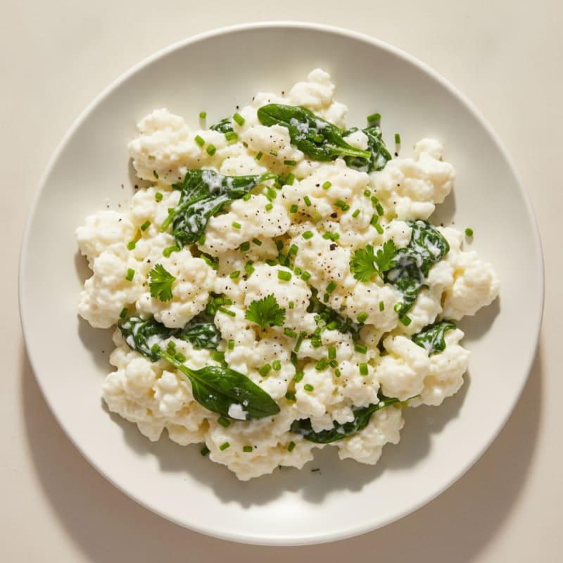Fluffy Egg White Scramble with Herbs