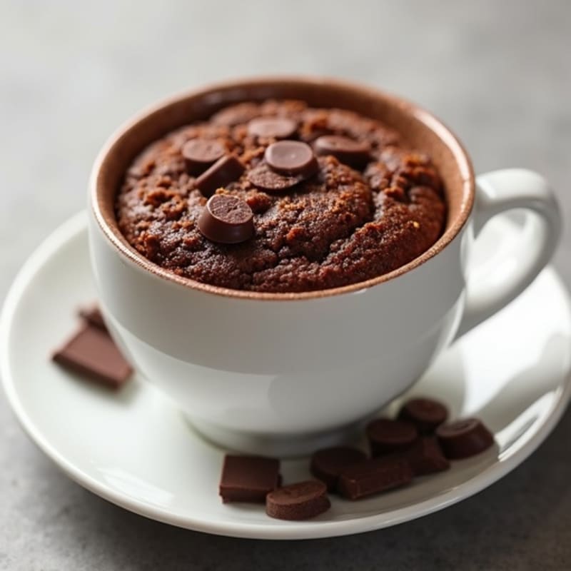 Protein-Rich Double Chocolate Mug Cake