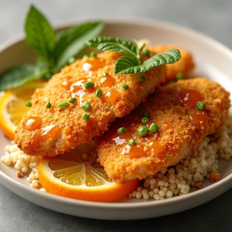 Crispy Baked Orange Chicken with Sticky Sauce